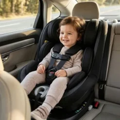 Fotelik Samochodowy CzarnySzary iSafety THOR BlackGrey ISOFIX BEZPIECZNY360