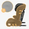 Fotelik Samochodowy 15-36Kg Isofix Tulano I-Size Czarny Poddupnik 100-150Cm
