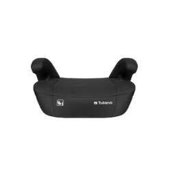 Fotelik Samochodowy 15-36Kg Isofix Tulano I-Size Czarny Poddupnik 100-150Cm