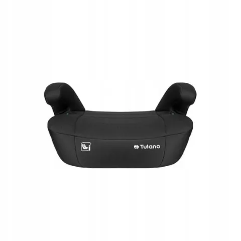 Fotelik Samochodowy 15-36Kg Isofix Tulano I-Size Czarny Poddupnik 100-150Cm