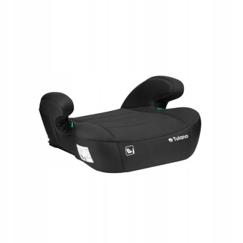 Fotelik Samochodowy 15-36Kg Isofix Tulano I-Size Czarny Poddupnik 100-150Cm