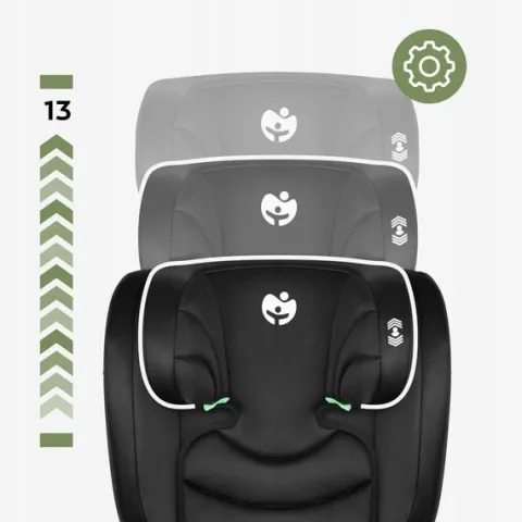 Fotelik Samochodowy 15-36Kg Tulano Joy I-Size Isofix Poddupnik 100-150Cm