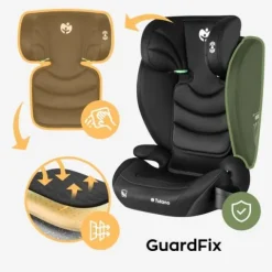 Fotelik Samochodowy 15-36Kg Tulano Joy I-Size Isofix Poddupnik 100-150Cm