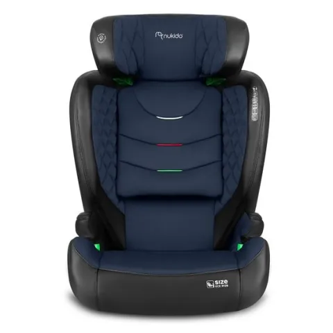 Fotelik samochodowy Nukido Louis czarno-granatowy 15-36 kg ISOFIX