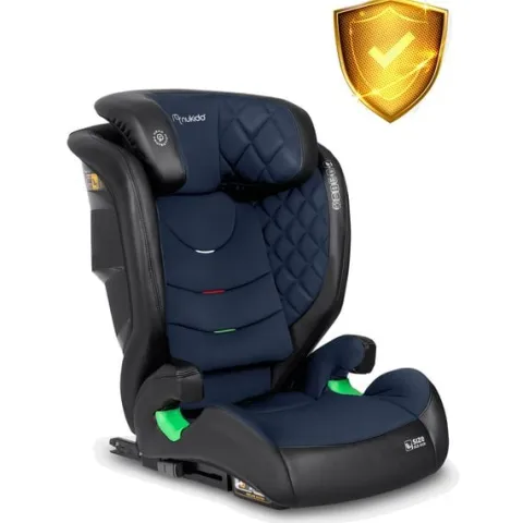 Fotelik samochodowy Nukido Louis czarno-granatowy 15-36 kg ISOFIX