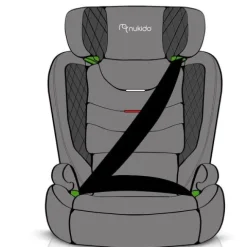 Fotelik samochodowy Nukido Louis czarno-granatowy 15-36 kg ISOFIX