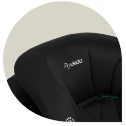 Fotelik samochodowy Nukido Louis Soft czarny 15-36 kg ISOFIX
