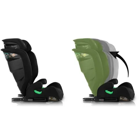 Fotelik samochodowy Nukido Louis Soft czarny 15-36 kg ISOFIX