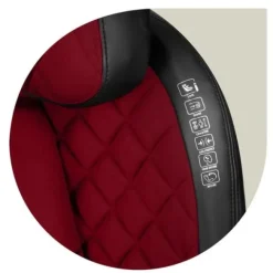 Fotelik samochodowy Nukido Louis czarno-czerwony 15-36 kg ISOFIX