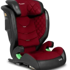 Fotelik samochodowy Nukido Louis czarno-czerwony 15-36 kg ISOFIX