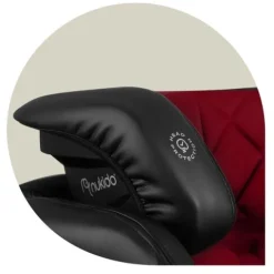 Fotelik samochodowy Nukido Louis czarno-czerwony 15-36 kg ISOFIX