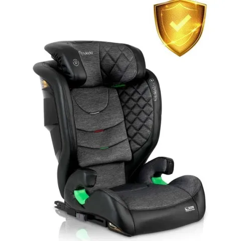 Fotelik samochodowy Nukido Louis czarno-szary 15-36 kg ISOFIX