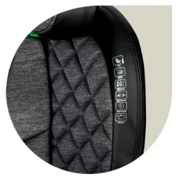 Fotelik samochodowy Nukido Louis czarno-szary 15-36 kg ISOFIX