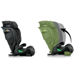 Fotelik samochodowy Nukido Louis czarno-szary 15-36 kg ISOFIX