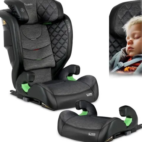 Fotelik samochodowy Nukido Louis czarno-szary 15-36 kg ISOFIX