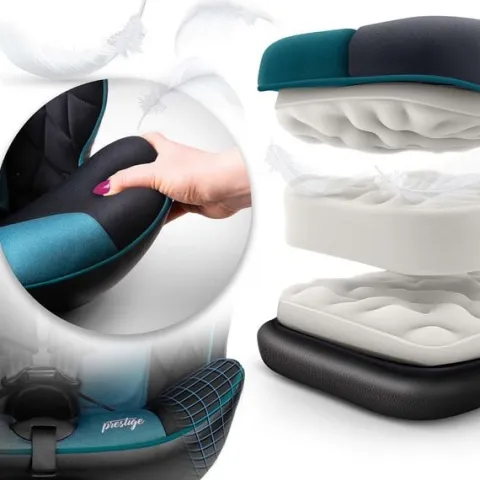 Fotelik samochodowy Nukido Prestige Line czarno-niebieski 0-36 kg ISOFIX