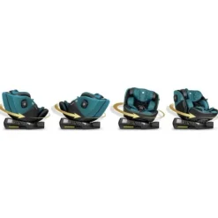Fotelik samochodowy Nukido Prestige Line czarno-niebieski 0-36 kg ISOFIX
