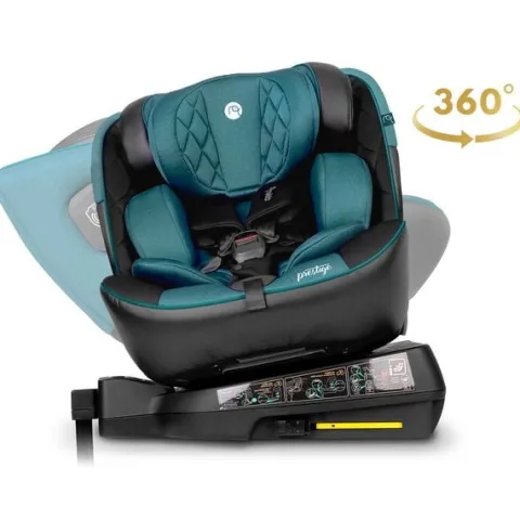 Fotelik samochodowy Nukido Prestige Line czarno-niebieski 0-36 kg ISOFIX