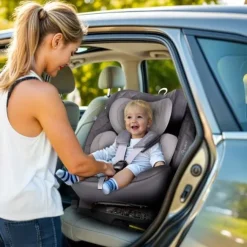 Fotelik samochodowy Nukido Prestige Line szary 0-36 kg ISOFIX