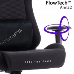 Fotel Kubełkowy Gamingowy Materiałowy Biurowy Obrotowy Senshi XL Sense7