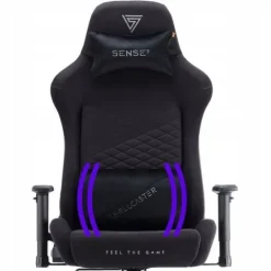 Fotel Kubełkowy Gamingowy Materiałowy Biurowy Obrotowy Senshi XL Sense7