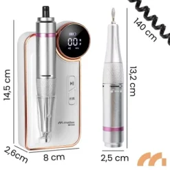 Frezarka do Paznokci Bezprzewodowa ze Stacją Manicure Pedicure 50W