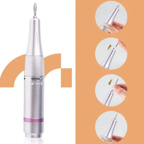 Frezarka do Paznokci Bezprzewodowa ze Stacją Manicure Pedicure 50W