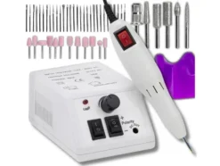 Frezarka do paznokci manicure pedicure profesjonalna 3 zestawy frezów