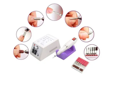 Frezarka do paznokci manicure pedicure profesjonalna 3 zestawy frezów