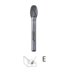 FREZY TRZPIENIOWE DO METALU, DEDRA 07F502 6SZT ZESTAW, TRZPIEŃ 6MM, WĘGLIK WOLFRAMU