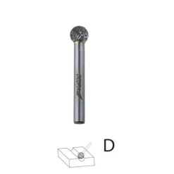 FREZY TRZPIENIOWE DO METALU, DEDRA 07F502 6SZT ZESTAW, TRZPIEŃ 6MM, WĘGLIK WOLFRAMU