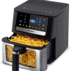 Frytkownica beztłuszczowa Air fryer frytownica 6,5l Berdsen 1700W BD-655 czarna