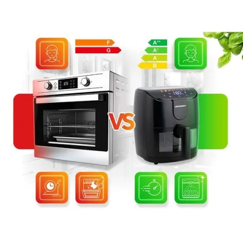 Frytkownica beztłuszczowa Air fryer frytownica 4l Berdsen 1500W BD-658 czarna
