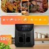 Frytkownica beztłuszczowa Air fryer Berdsen BD-660 czarna