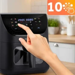 Frytkownica beztłuszczowa Air fryer Berdsen BD-660 czarna