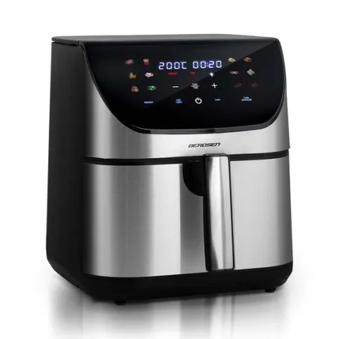 Frytkownica beztłuszczowa Air fryer frytownica 8l Berdsen 1700W BD-659 srebrna
