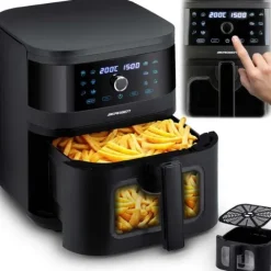 Frytkownica beztłuszczowa Air fryer Berdsen BD-661 czarna