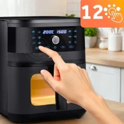 Frytkownica beztłuszczowa Air fryer Berdsen BD-661 czarna