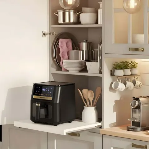 Frytkownica beztłuszczowa Air fryer Berdsen BD-655 czarna