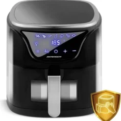 Frytkownica beztłuszczowa Air fryer frytownica 5l BD-652 czarno-srebrna