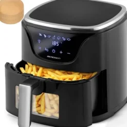 Frytkownica beztłuszczowa Air fryer frytownica 5l BD-652 czarno-srebrna