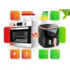 Frytkownica beztłuszczowa Air fryer BD-652 czarno-złota