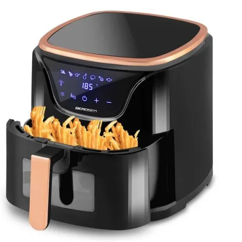Frytkownica beztłuszczowa Air fryer BD-652 czarno-złota