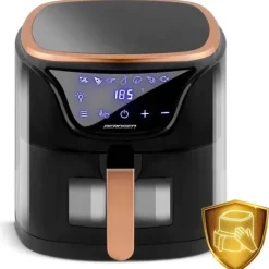 Frytkownica beztłuszczowa Air fryer BD-652 czarno-złota