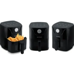 Frytkownica beztłuszczowa Air fryer Berdsen BD-654 czarna
