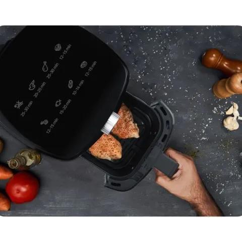 Frytkownica beztłuszczowa Air fryer Berdsen BD-654 czarna