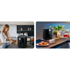 Frytkownica beztłuszczowa Air fryer Berdsen BD-654 czarna