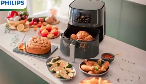 Frytkownica beztłuszczowa airfryer Philips Series 3000 Ovi XL HD9270/66