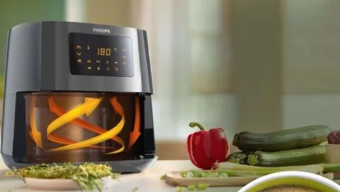 Frytkownica beztłuszczowa airfryer Philips Series 3000 Ovi XL HD9270/66