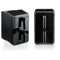 Frytkownica beztłuszczowa dwukomorowa pionowa 11.6 l Air fryer frytownica Berdsen 3000W BD-663